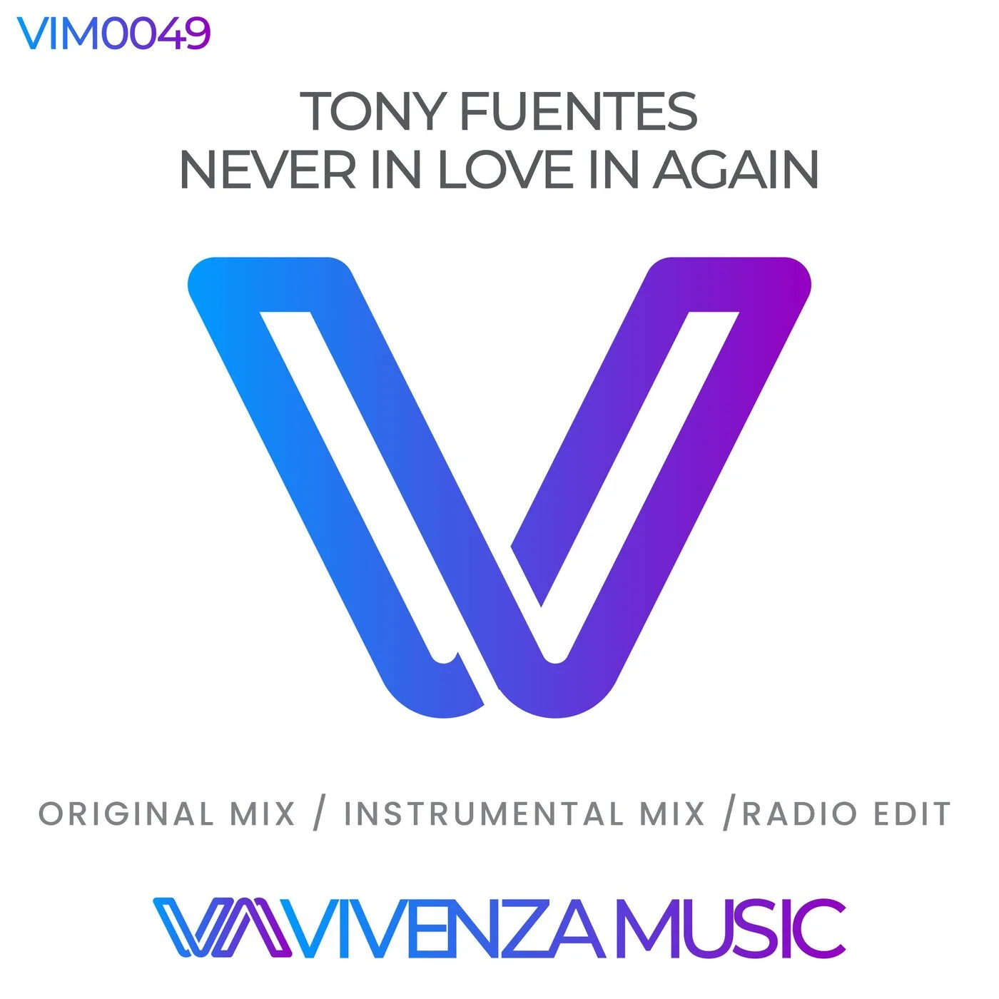 Tony Fuentes - Never In Love In Again (Instrumental Mix)