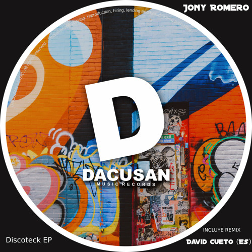 Jony Romero - Discoteck (David Cueto (ES) Remix)